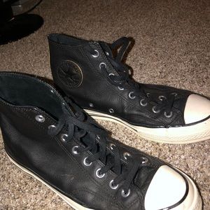 Leather converse